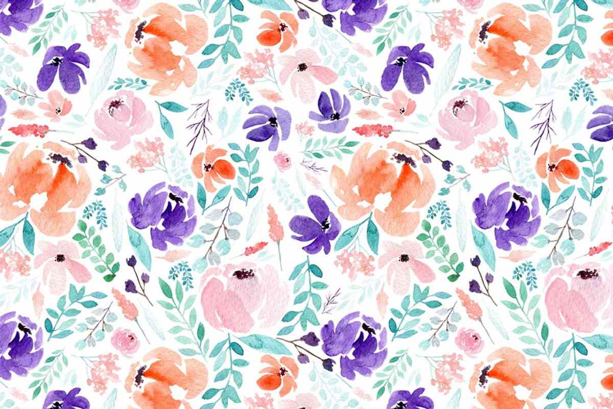Summer Breeze - Watercolor flowers, an Illustration by MariePierLaf (Photo 5 of 5)