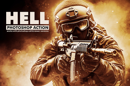 Hell Photoshop Action, an Action Add-On by iHemalaya