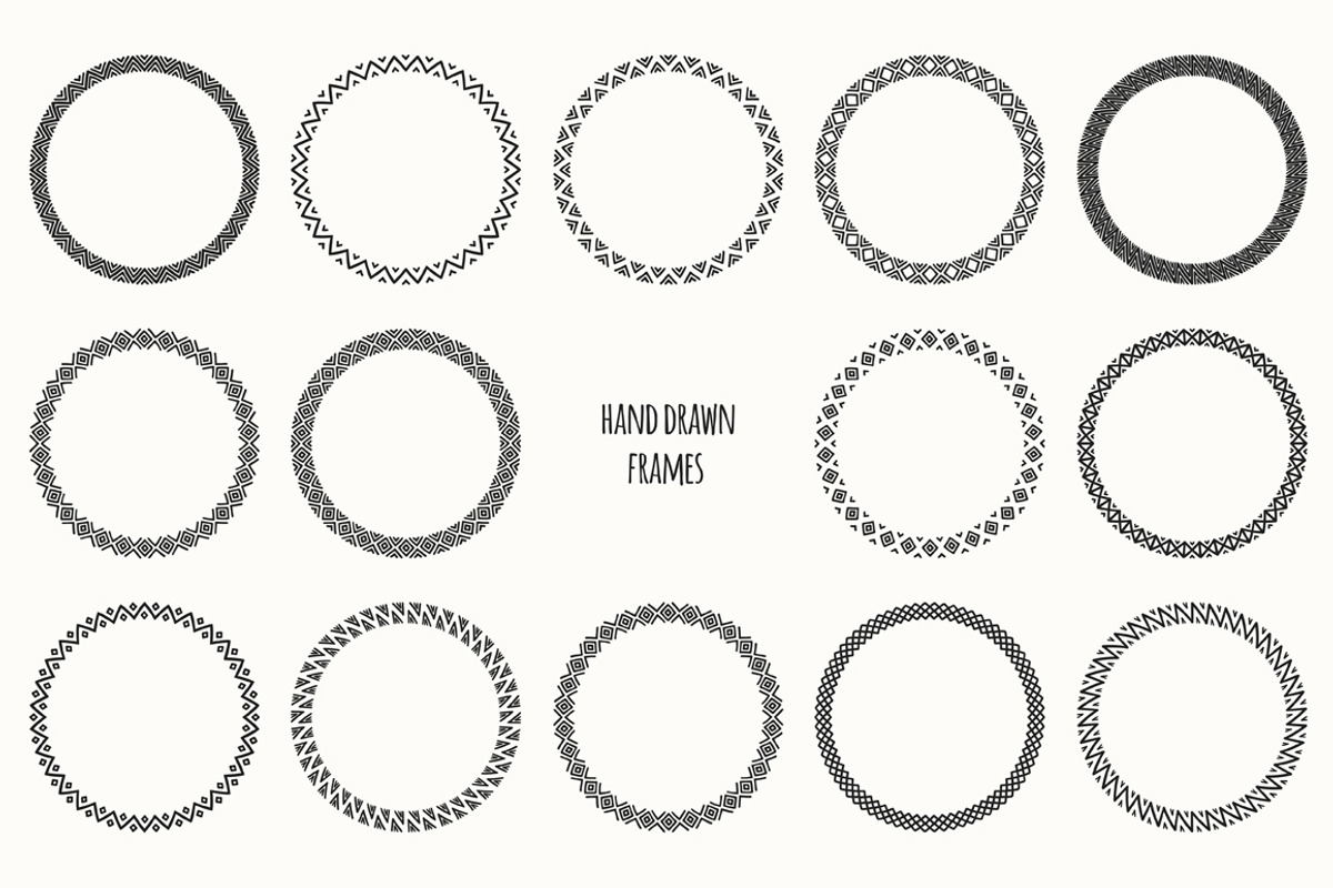 Line Doodle Brushes. Hand Borders., an Illustration by Krolja (Photo 4 of 4)