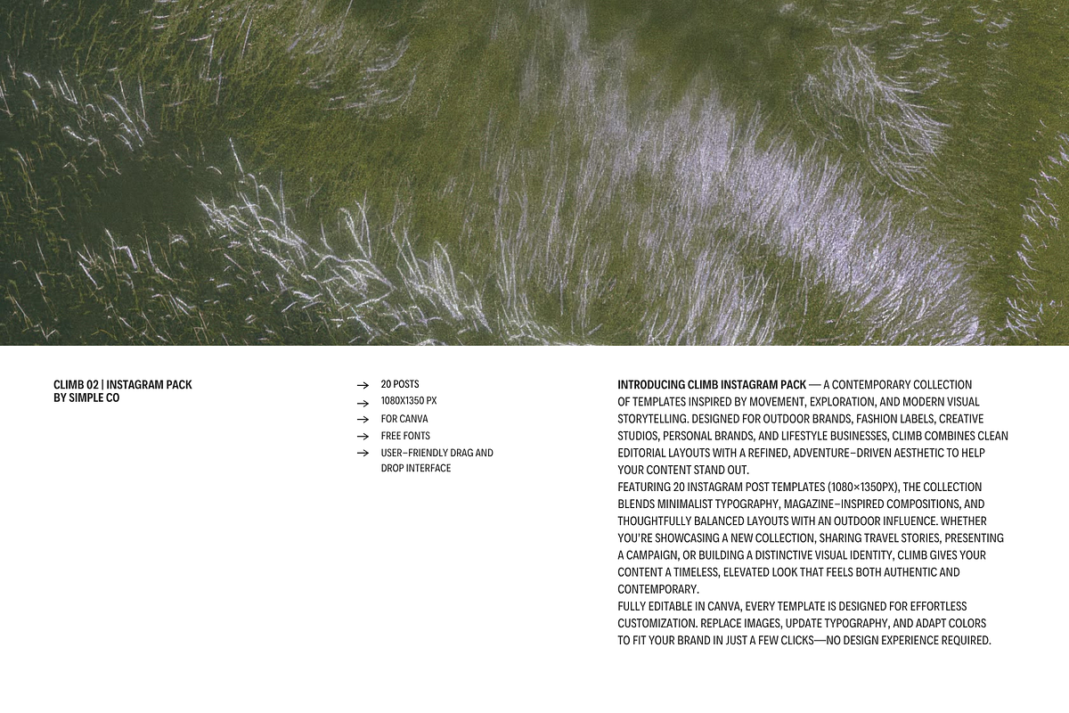 CLIMB 02 | INSTAGRAM PACK, a Social Media Template by Simple có (Photo 2 of 9)