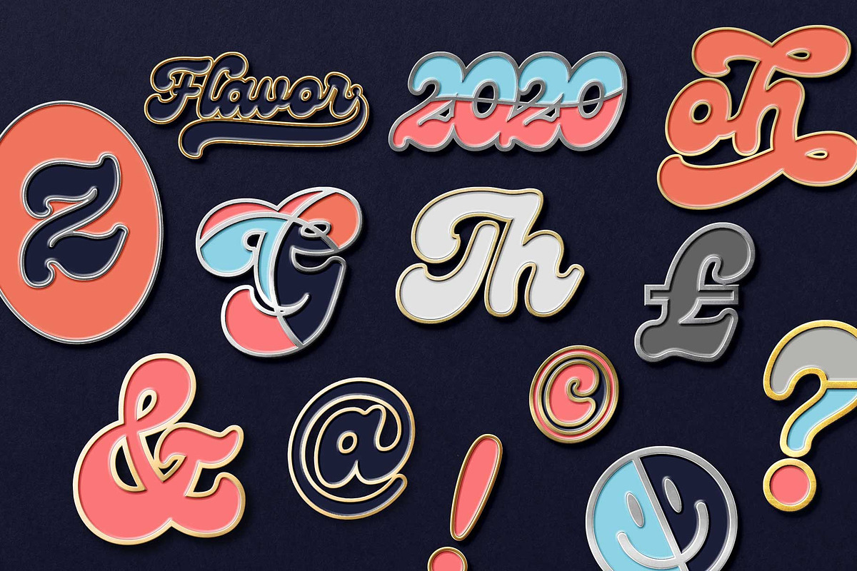 Genty - Bold Rounded Typeface, a Script Font by Flavortype (Photo 3 of 18)