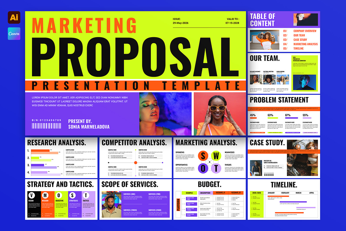 Marketing Proposal Presentation, a Presentation Template by E-Type (Photo 1 of 5)