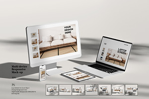 High Quality Multi Device Mockup set