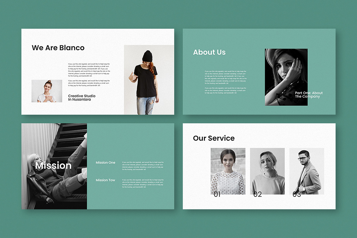 Minimal Portfolio Presentation, a Templates & Theme by Slide_Genius1 (Photo 3 of 5)