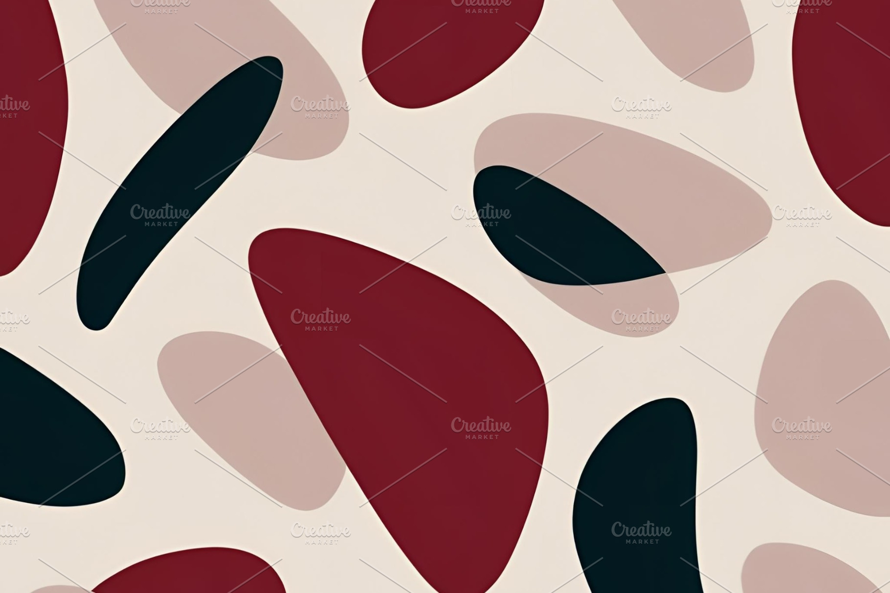 Brown and black oval shapes abstract, an Abstract Photo by ComfortQ