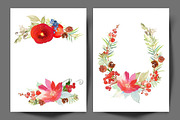 4-in-1 Watercolor Christmas Set, a Card Template by Karma (Thumbnail 26 of 34)