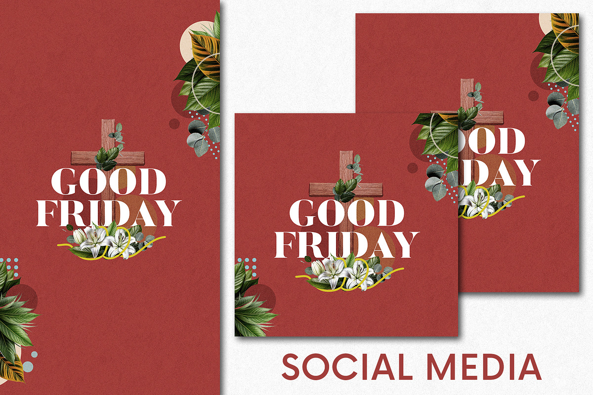 Good Friday Abstract Collage Easter, a Graphic by Sync Design Soultions (Photo 2 of 3)