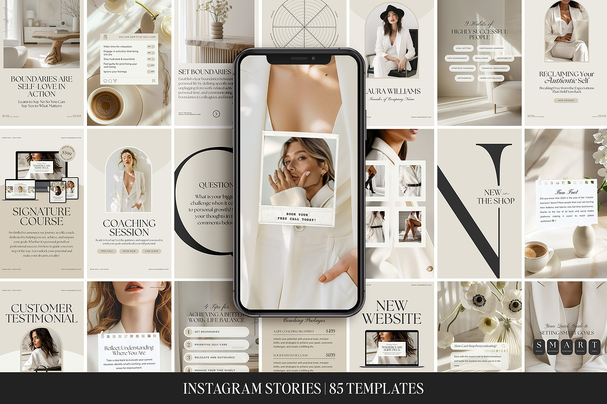 Life Coach Coaching Bundle Canva, a Presentation Template by Studio Loire (Photo 5 of 9)