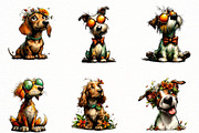 Whimsical Summer Dog clipart, an Illustration by Designworld (Thumbnail 2 of 7)