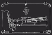 Retro Music Illustrations & Decor, a Decorative Illustration by Adiemus (Thumbnail 4 of 6)