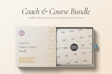 NAROK | 6 in 1 Course + Coach Bundle, a Social Media Template by Wildnun Studio