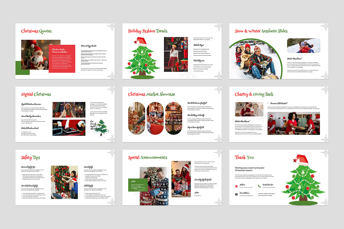 Christmas Presentation Template, a Presentation Template by Creatiya Type (Photo 8 of 8)