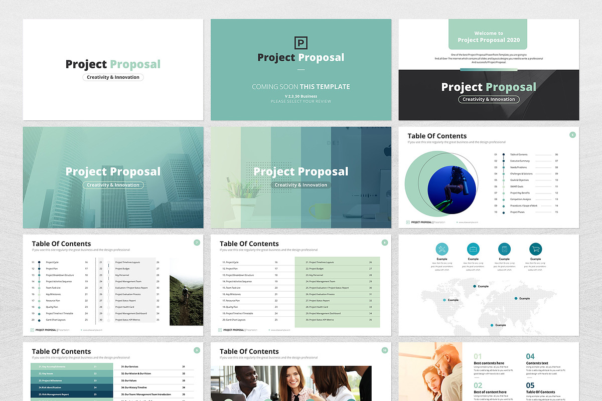 Project Proposal Keynote Template, a Presentation Template by WhiteGraphic (Photo 6 of 13)