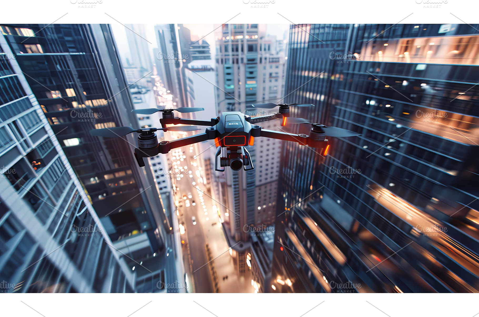Drone Aerial View of City at Night, an Architecture Photo by Goinyk