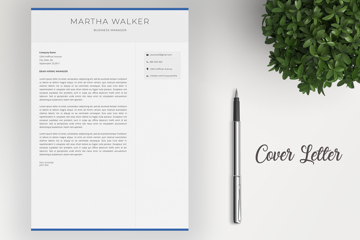 Resume & Cover Letter | CV Template, a Resume Template by SalientResume (Photo 4 of 5)