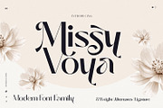 Missy Voya - Modern font family, a Sans Serif Font by creativemedialab (Thumbnail 22 of 23)