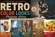 25 Analog FX Photoshop Action Bundle, an Action Add-On by Studio Retouch (Thumbnail 35 of 59)