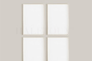 Thin Wooden Frame Mockup Bundle, a Mockup by HALFTOUNE (Thumbnail 4 of 12)
