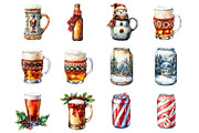 Christmas Beer Sublimation Bundle, a Graphic by CitraGraphics (Thumbnail 2 of 4)