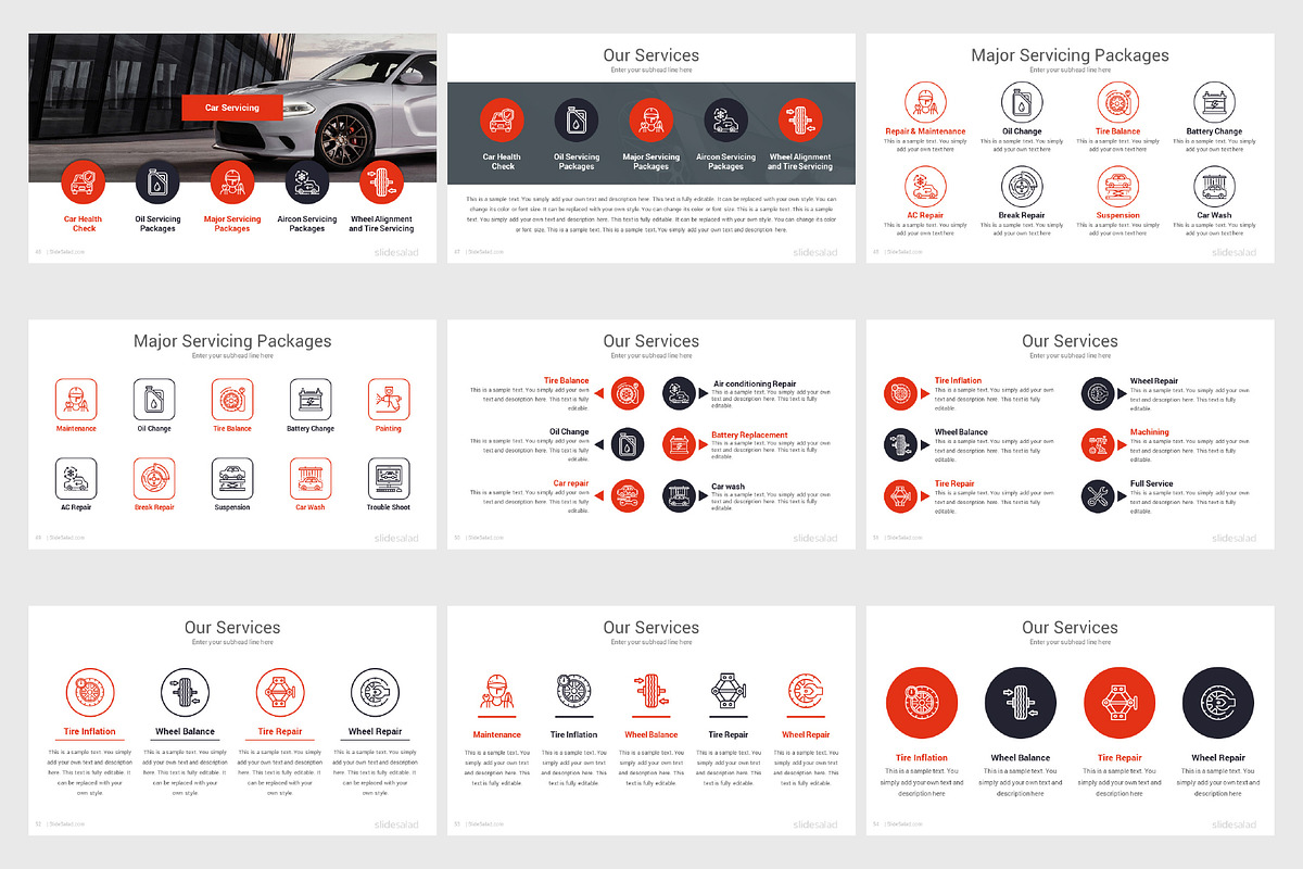 Top Automobile PowerPoint Templates, a Presentation Template by SlideSalad (Photo 11 of 33)
