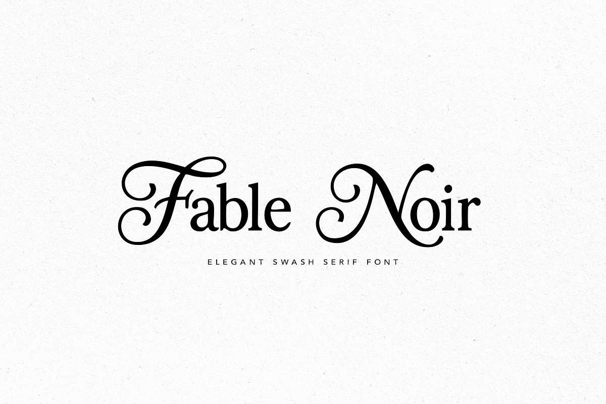 Fable Noir Font, a Serif Font by gafaroff studio (Photo 1 of 8)