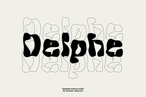 Delphe, a Serif Font by Muksal Creative