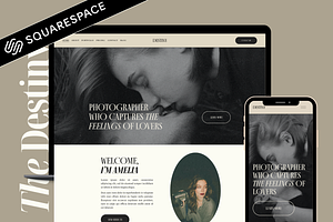 Photographer Squarespace Template