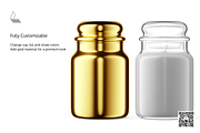 Candle Jar PSD Mockup, a Mockup by Karma (Thumbnail 3 of 7)
