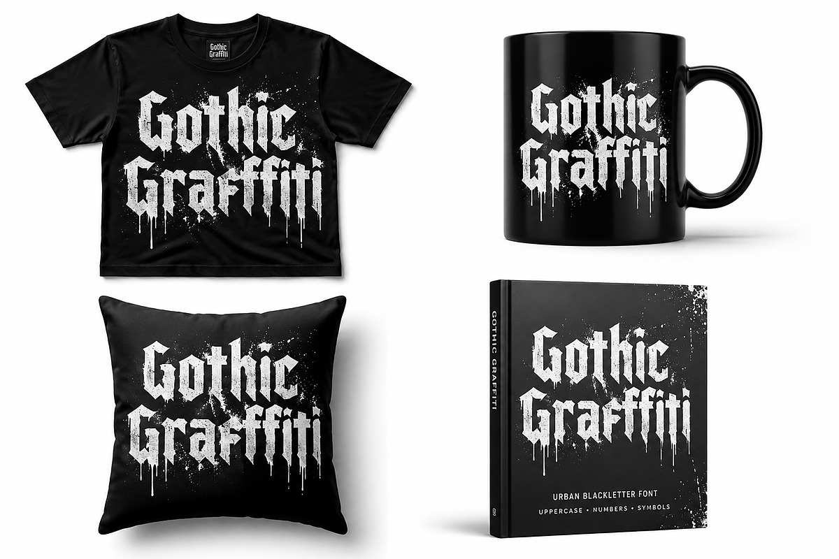 Gothic Graffiti, a Blackletter Font by Wow Magic (Photo 5 of 5)