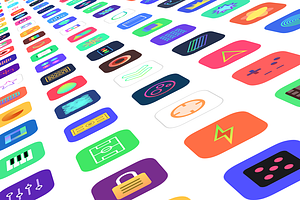 Jellycons - 100 iOS 8 App Icons
