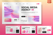 Creative Social Media Agency, a Presentation Template by FIBRINOSÄ (Thumbnail 2 of 7)