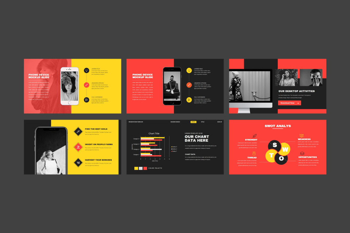 Millenials Presentation Template preview 4