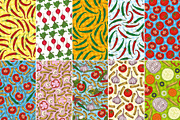 Food Seamless Patterns Collection, a Pattern Graphic by DeepFuze (Thumbnail 7 of 8)