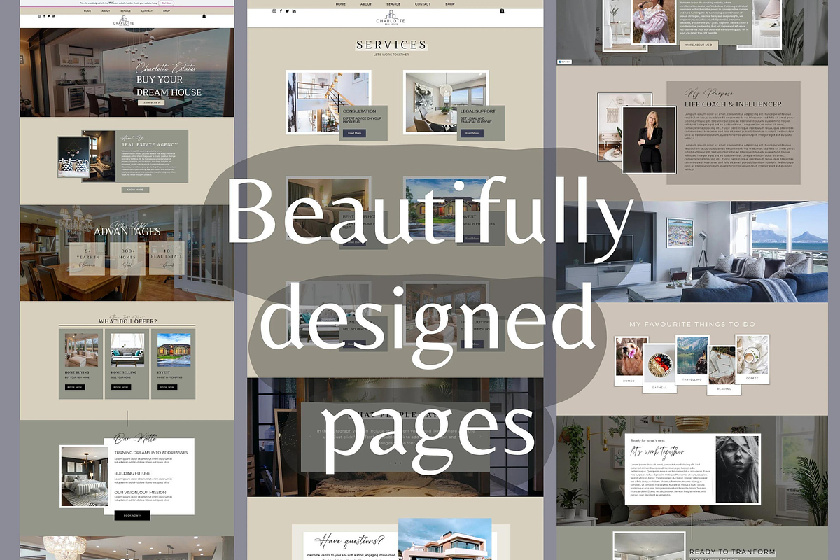 Wix real estate website, a Wix Template by Climbwithelevator (Photo 4 of 9)