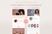 Beauty Salon Squarespace Site, a Squarespace Template by vectorocean (Thumbnail 4 of 11)