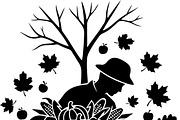 Thanksgiving Harvest Silhouette, an Illustration by Creativeshirt (Thumbnail 16 of 51)