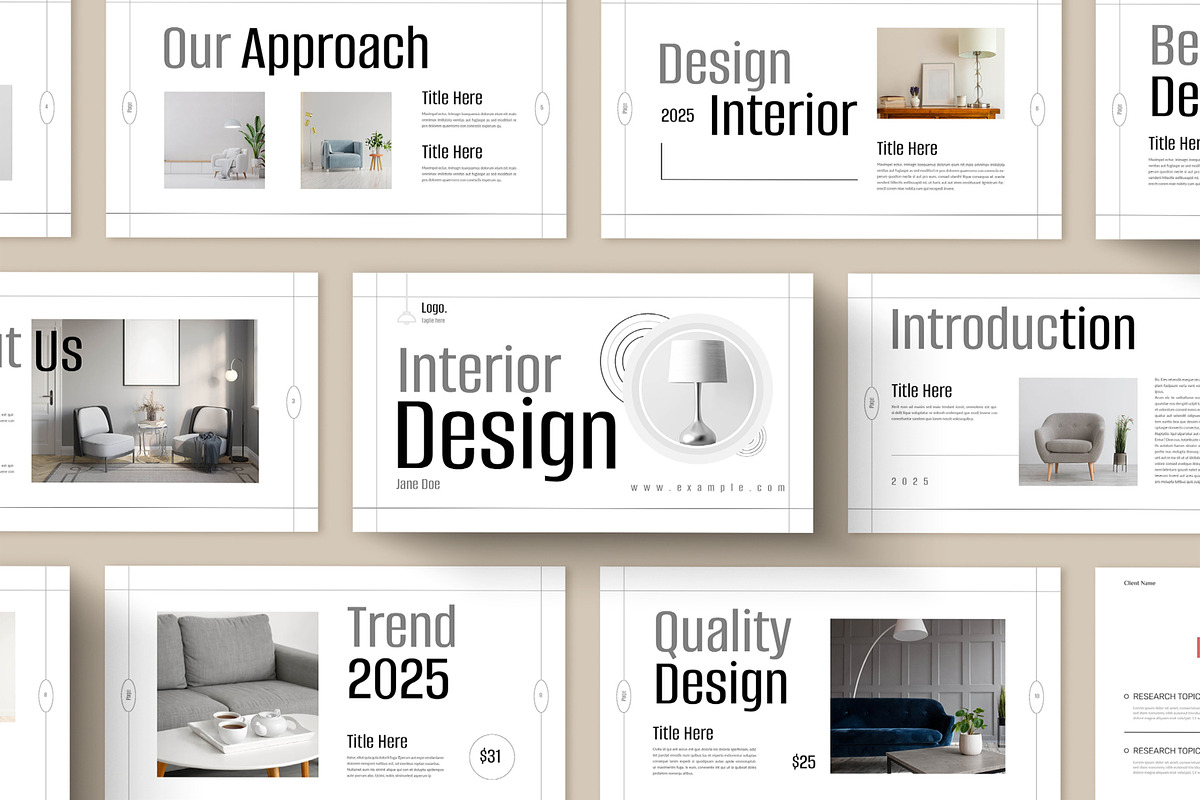 Interior Design Presentation Layout, a Presentation Template by ContestDesign (Photo 1 of 5)