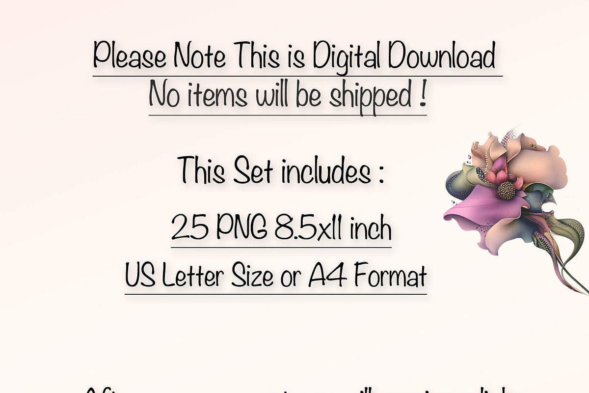 Fantasy Flowers Clipart Bundle, a Decorative Illustration by Fusion Dream (Photo 9 of 10)