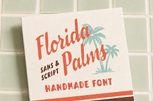 Florida Palms – Tropical Font Duo
