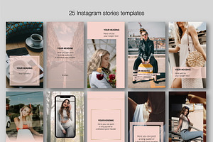 CANVA Pink Instagram Templates