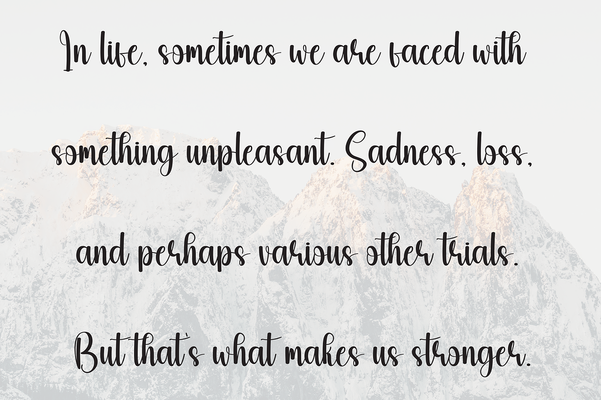 Outfit Father | Script Font, a Handwritten Font by Scratchones (Photo 6 of 9)