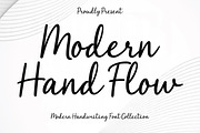 Modern Hand Flow, a Handwritten Font by Aura Typeface (Thumbnail 1 of 6)