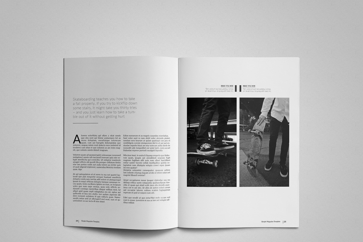 Simple & Clean Magazine Template, a Magazine Template by Uloel Design (Photo 11 of 12)