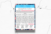 Beautiful Resume CV Template MS Word, a Resume Template by Stand Out Shop (Thumbnail 3 of 5)