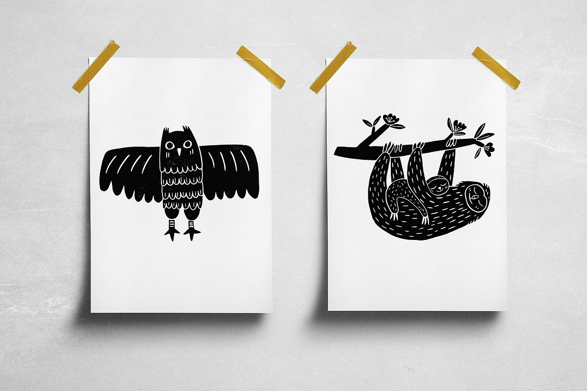 Cute animals pt 7, an Animal Illustration by Mii Lab (Photo 6 of 8)