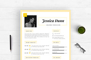 Minimalist Resume Template, a Resume Template by desvibes (Thumbnail 2 of 6)