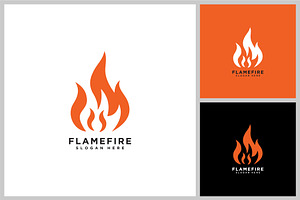 Fire Flame Logo design vector, a Branding & Logo Template by quadrazo