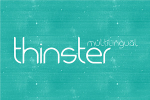 Thinster Typeface