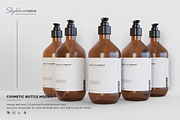 Cosmetic Dispenser Bottle Mockup, an Advertising Mockup by skybluecreative (Thumbnail 1 of 2)