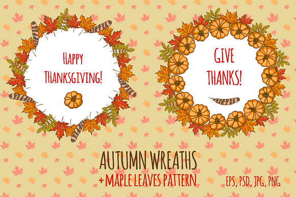 Thanksgiving wreaths preview 2